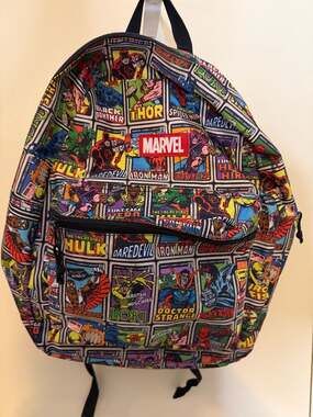 MARVEL AVENGERS Backpack 16" Laptop Sleeve Padded Straps Support
